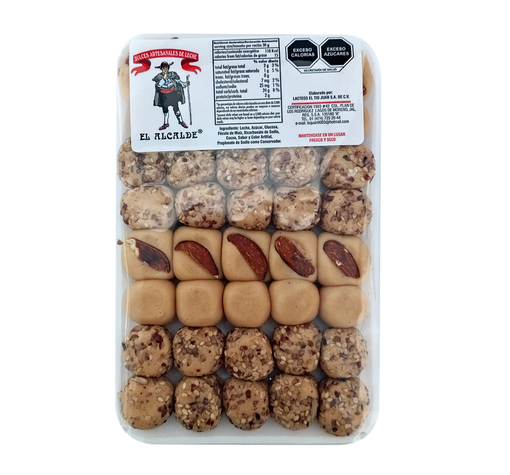 [12] Charola almendra 40 pz
